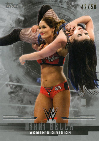 2017 Topps WWE Undisputed Silver Nikki Bella