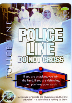 Torchwood TCG Foil Trading Card #052 Police Line
