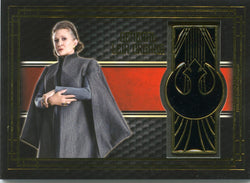 Topps Star Wars: The Last Jedi General Leia Organa Commemorative Emblem BG-LR