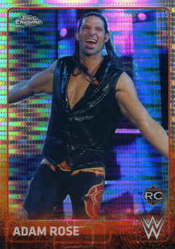 2015 Topps WWE Chrome Pulsar Refractor Adam Rose #25/75