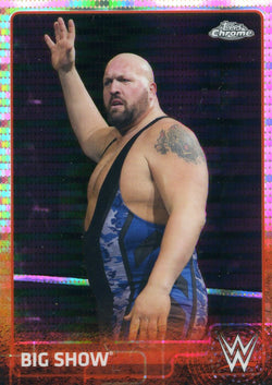 2015 Topps WWE Chrome Pulsar Refractor Big Show #15/75