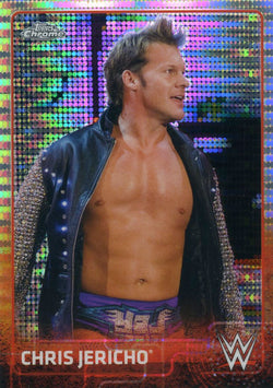 2015 Topps WWE Chrome Pulsar Refractor Chris Jericho #73/75