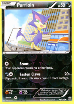 Pokemon Foil Purrloin