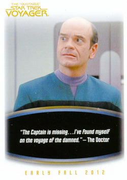 Rittenhouse Archives The "Quotable" Star Trek Voyager Promo Card P2