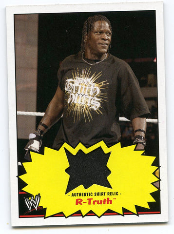 2012 TOPPS WWE HERITAGE R-TRUTH AUTHENTIC RELIC CARD