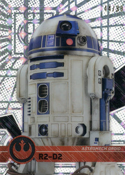 2017 Topps Star Wars High Tek Tidal Diffractor R2-D2 #44/99
