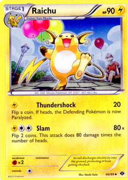 Pokemon Foil Raichu