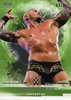 2017 Topps WWE Undisputed Green Randy Orton