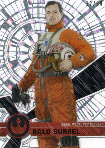 2017 Topps Star Wars High Tek Tidal Diffractor Ralo Surrel #22/99