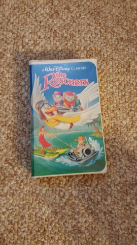 WALT DISNEY BLACK DIAMOND THE RESCUERS VHS