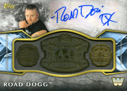 2017 Topps Legends of WWE Autograph WWE Tag Team Championship Road Dogg #02/50