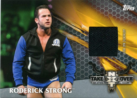 2017 Topps WWE Roderick Strong Authentic Mat Relic #07/25