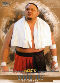 2017 Topps WWE Undisputed Bronze Samoa Joe