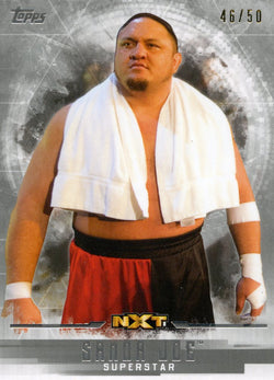 2017 Topps WWE Undisputed Silver Samoa Joe