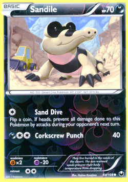 Pokemon Foil Sandile