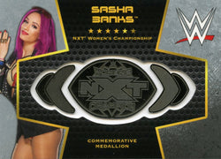 2017 Topps WWE Sasha Banks Commemorative Medallion #17/25