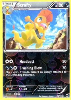 Pokemon Foil Scrafty