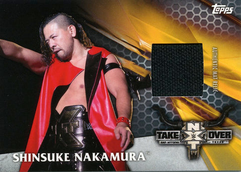 2017 Topps WWE Shinsuke Nakamura Authentic Mat Relic #078/350