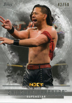 2017 Topps WWE Undisputed Silver Shinsuke Nakamura