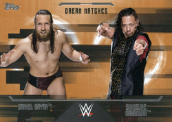2017 Topps WWE Undisputed Bronze Shinsuke Nakamura Vs. Daniel Bryan