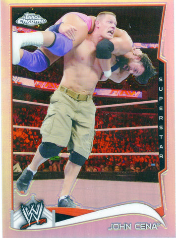 2014 Topps Chrome Refractor John Cena #25