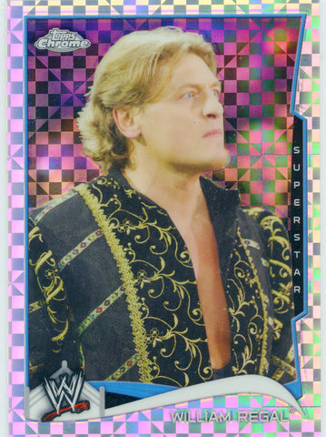 2014 Topps Chrome WWE William Regal Xfractor Parallel Card #95
