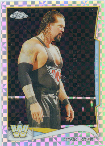 2014 Topps Chrome WWE Kevin Nash Xfractor Parallel Card #104