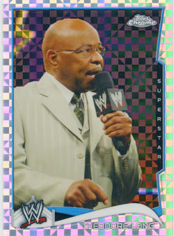 2014 Topps Chrome WWE Theodore Long Xfractor Parallel Card #88