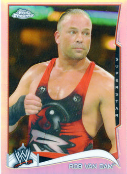 2014 Topps Chrome Refractor Rob Van Dam #41