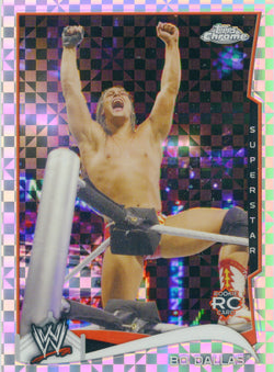 2014 Topps Chrome WWE Bo Dallas Xfractor Parallel Card #4