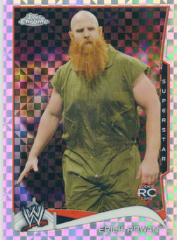 2014 Topps Chrome WWE Erick Rowan Xfractor Parallel Card #19