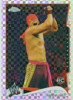 2014 Topps Chrome WWE Fernando Xfractor Parallel Card #22