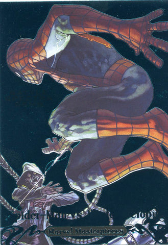 2018 Upper Deck Marvel Masterpieces Battle Spectra Gems- #BS-11 Spider-Man vs. Doctor Octopus
