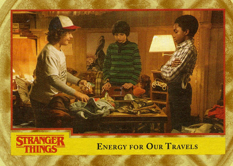 2018 Topps Stranger Things Eggo Energy For Our Travels #04/11