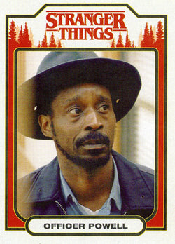 2018 Topps Stranger Things Officer Powell Character Card