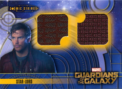 2014 Upper Deck Guardians of the Galaxy Cosmic Strings Costume Star-Lord CS-1