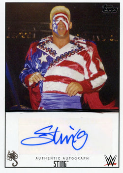 2015 Topps WWE Walmart Exclusive Authentic Autograph Sting #077/100