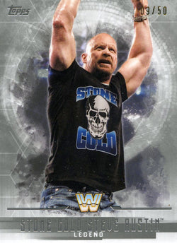 2017 Topps WWE Undisputed Silver Stone Cold Steve Austin