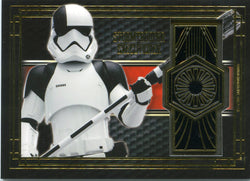 Topps Star Wars: The Last Jedi Stormtrooper Executioner Commemorative Emblem BG-EF