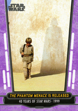 2017 Topps Star Wars 40th Anniversary Purple Card 83 #041/100