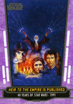 2017 Topps Star Wars 40th Anniversary Purple Card 75 #095/100