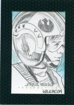 Topps Chrome Star Wars Perspectives 1:1 SKETCH CARD Wilkinson