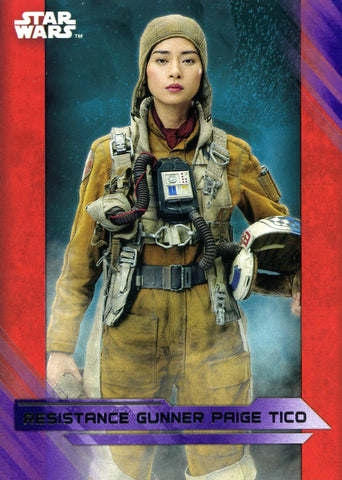 2017 Topps Star Wars: The Last Jedi Purple Parallel #19