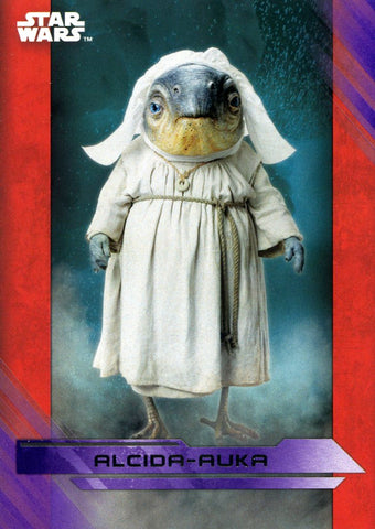 2017 Topps Star Wars: The Last Jedi Purple Parallel #30