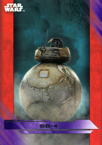 2017 Topps Star Wars: The Last Jedi Purple Parallel #32