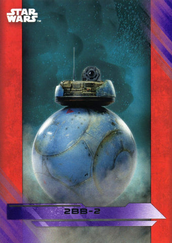 2017 Topps Star Wars: The Last Jedi Purple Parallel #33