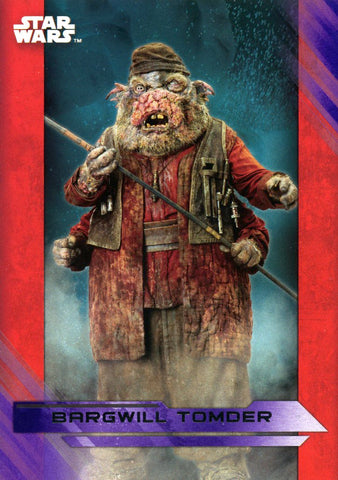 2017 Topps Star Wars: The Last Jedi Purple Parallel #44