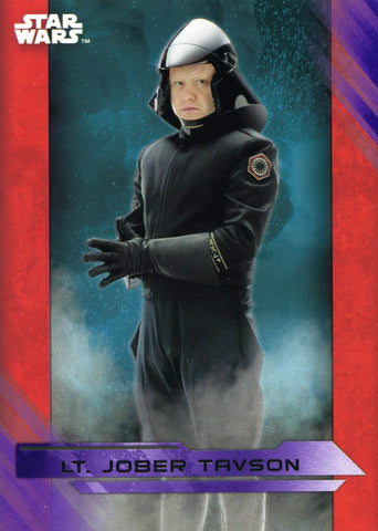 2017 Topps Star Wars: The Last Jedi Purple Parallel #54