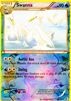 Pokemon Foil Swanna