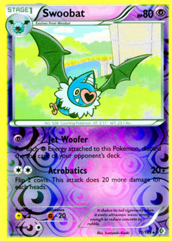 Pokemon Foil Swoobat